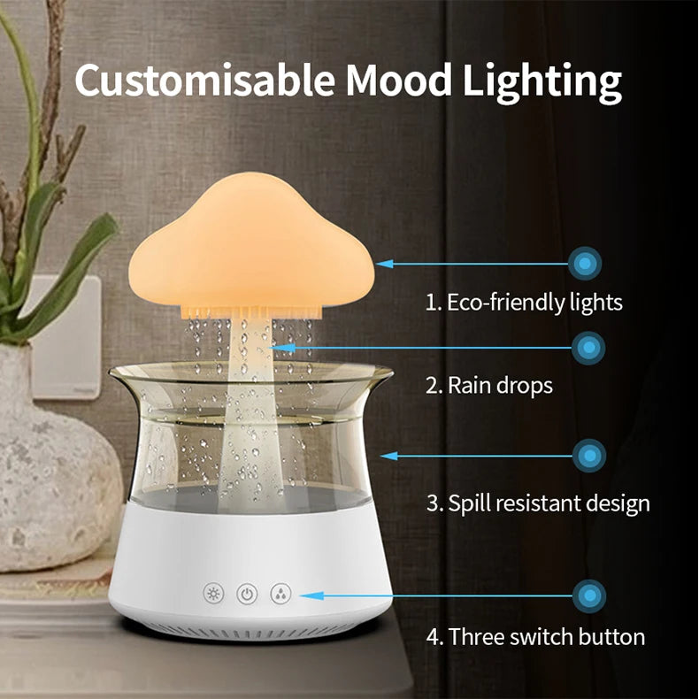 Vibe Home™ 2in1 Cloud Rain Humidifier